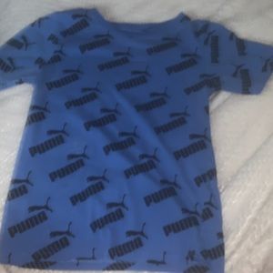 Blue puma shirt